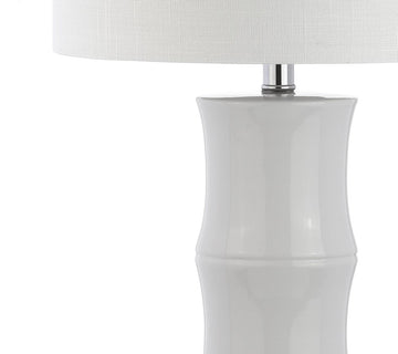 Tiki 26.5" Ceramic LED Table Lamp - JONATHAN Y